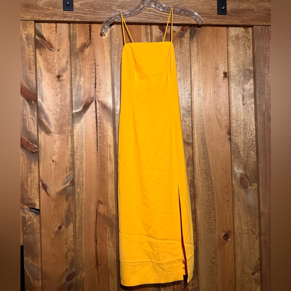 JAYGODFREY Strapless Yellow Dress